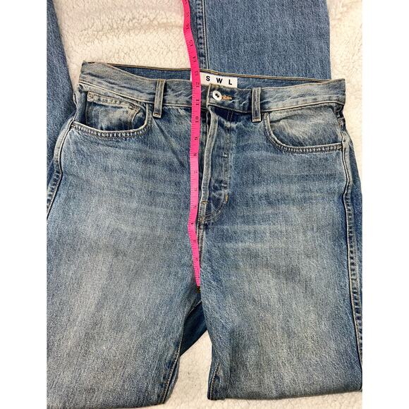 PSWL PROENZA SCHOULER Rigid Cuffed Stovepipe Jeans - size 29 - Picture 8 of 12